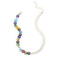 New  Pearl  Devil's Eyes  Necklace sku image 1