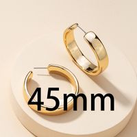 Metal C-shaped Earrings sku image 5