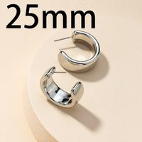 Metal C-shaped Earrings sku image 2