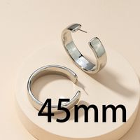 Metal C-shaped Earrings sku image 6