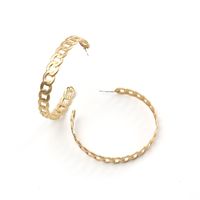 Simple Fashion Metal Circle Twist Earrings main image 5