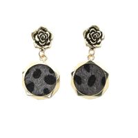 Fashion Leopard Rose Diamond Earrings main image 6
