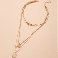 New  Long Hip-hop Fashion Wild Clavicle Chain Stacking Necklace main image 5