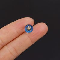 Einfache Blaue Kristall Edelstahl Mode Ohrringe main image 5