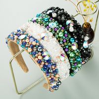 Fashion Crystal Beaded Diamond Headband main image 1