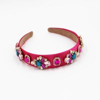Baroque Colorful Diamond-studded Headband main image 5