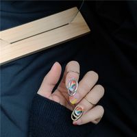 Fashionable Metal Finger Nail Joint Ring main image 1