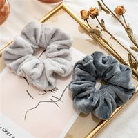 Fashion New  Pure Color Simple Hair Scrunchies main image 1
