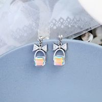 S925 Silver Bowknot Exquisite Earrings main image 3