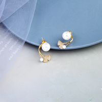 Boucles D&#39;oreilles De Perles De Mode En Argent S925 Exquises main image 4