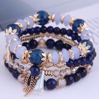 Fashion Simple Crystal Beads Multi-layer Bracelet main image 2