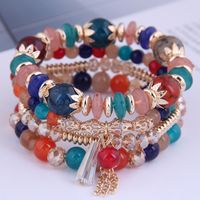 Fashion Simple Crystal Beads Multi-layer Bracelet main image 3