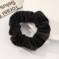 Retro Leopard Spotted Hair Tie Fabric Hair Scrunchies sku image 3