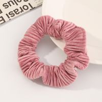 Retro Leopard Spotted Hair Tie Fabric Hair Scrunchies sku image 4