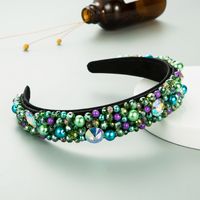 Fashion Crystal Beaded Diamond Headband sku image 2