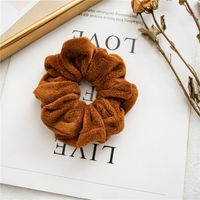 Fashion New  Pure Color Simple Hair Scrunchies sku image 4