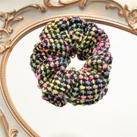 Retro Woolen Yarn Handmade Hair Scrunchies sku image 4