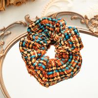 Retro Woolen Yarn Handmade Hair Scrunchies sku image 6