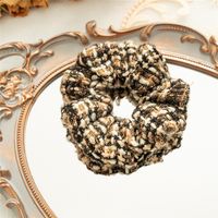 Retro Woolen Yarn Handmade Hair Scrunchies sku image 7