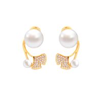 Exquisite S925 Silver Fashion Pearl Earrings sku image 1