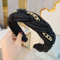 Hand-woven Retro Fold Twist Braid Headband sku image 3
