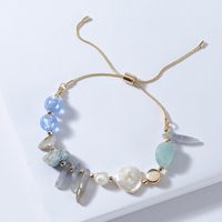 Fashion Natural Pearl Drawstring Bracelet sku image 4