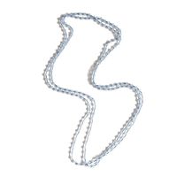 Black Blue Round Beads Long Necklace main image 6