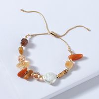 Fashion Natural Pearl Drawstring Bracelet main image 3