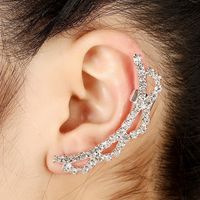 Korean  Full Diamond Crystal Ear Clip main image 6