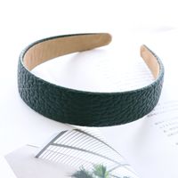 Simple  Texture Pu Leather Headband sku image 5