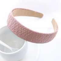 Simple  Texture Pu Leather Headband sku image 8