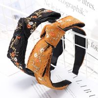 Ethnic Embroidery Lace  Floral Bowknot Fabric Hairband main image 6