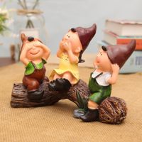Drei Nicht Stumpfen Kinder Harz Handwerk Ornamente sku image 1
