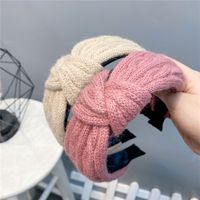 Korean  Woolen Knitting Twisted Headband main image 6