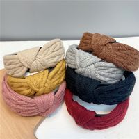 Korean  Woolen Knitting Twisted Headband main image 4