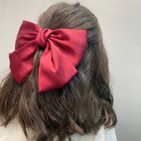 Large Double-layer Bow Hairpin main image 1