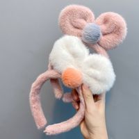 Cute Bowknot Plush Headband main image 5