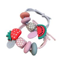 Korean Cute Fruit  Elastic Knotted Hair Ring main image 6