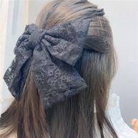 Big Lace Double Bow Hairpin main image 6