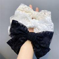 Big Lace Double Bow Hairpin main image 4