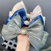 Trendy Fabric Large Double-layer Bow Hairpin main image 3