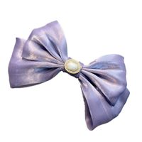 Trendy Fabric Large Double-layer Bow Hairpin main image 5