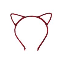 New Korean Creative Princess Plush Rabbit Ear Headband main image 6