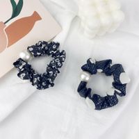 Korean  Simple Pearl Hair Scrunchies main image 4