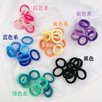 Simple Children's  Solid Color Hair Rope main image 4