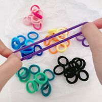 Simple Children's  Solid Color Hair Rope main image 5
