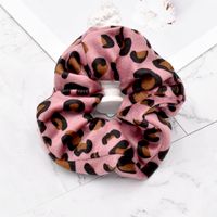 Retro Fashion New Plush Leopard  Hair Scrunchies main image 5