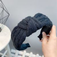 Korean  Woolen Knitting Twisted Headband sku image 4