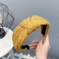 Korean  Woolen Knitting Twisted Headband sku image 5