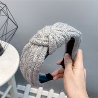 Korean  Woolen Knitting Twisted Headband sku image 2